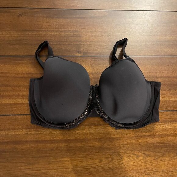 NWOT Wacoal Women's Maternity Wire-Free Bra in Black Size 36DD - Picture 2 of 13